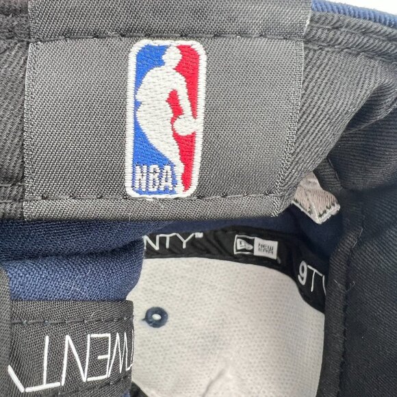 New Era 9Fifty NBA Utah Jazz Blue Navy Yellow Embroidered Snapback Hat - Picture 10 of 10